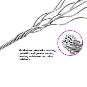 מקצועי קלאסי נגד למשוך כלב אימון p שרשרת 360 ° סיבוב שחרור מהיר אבזם עמיד pvc מצופה רב strand - Product Image 4