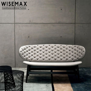 WISEMAX FURNITURE Silla moderna de salón para ocio, cómodas patas de madera y PU, silla <span class=keywords><strong>Dalma</strong></span> relajante, sillas de cuero para hotel - Product Image 5