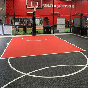 Pavimentazione Sportiva Modulare Ecologica per Campi da Basket all'Aperto, Vendita Diretta dalla Fabbrica a Prezzo all'Ingrosso - Product Image 2