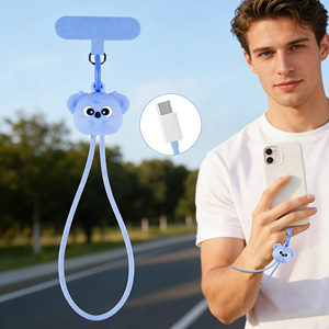 สายคล้องโท<span class=keywords><strong>ร</strong></span>ศัพท์ Koala พร้อมสายชา<span class=keywords><strong>ร</strong></span>์จเร็ว ป้องกันการ<span class=keywords><strong>ต</strong></span>กหล่น สายคล้องโท<span class=keywords><strong>ร</strong></span>ศัพท์แบบพกพา สายดาต้า USB 60W สำหรับกา<span class=keywords><strong>ร</strong></span>เดินทาง - Product Image 1