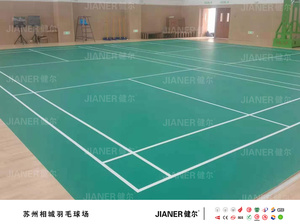 Terrain <span class=keywords><strong>de</strong></span> badminton intérieur/extérieur, revêtement <span class=keywords><strong>de</strong></span> sol sportif multi-usages, terrains <span class=keywords><strong>de</strong></span> sport pouvant offrir jusqu'à 10 ans <span class=keywords><strong>de</strong></span> durée <span class=keywords><strong>de</strong></span> <span class=keywords><strong>vie</strong></span> - Product Image 6