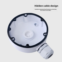 Baril en aluminium 1280-DM18 pour le rangement des câbles, base extérieure étanche pour équipement de caméra de surveillance CCTV