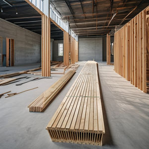 JIA MU JIA cornice per esterni in <span class=keywords><strong>legno</strong></span> di <span class=keywords><strong>pino</strong></span> materiale laminato costruzione i travetti travi in <span class=keywords><strong>legno</strong></span> per pavimento del soffitto del tetto - Product Image 4