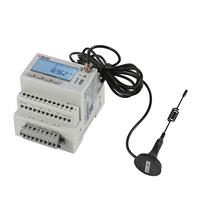 Compteur de puissance triphasé sans fil Acrel ADW300W avec écran LCD, option 3 CT, précision classe 1, courant d'entrée 20-100A pour télécommande
