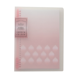 Custom School Stationery A4 A5 A6 PVC PP Cover Loose-Leaf Spiral Notebook with Index Tab <b>Divider</b> for Planners - Product Image 2