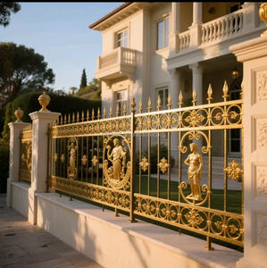 High Quality Stainless Steel <strong>Stair</strong> Wrought Iron <strong>Handrail</strong> Elegant Construction <strong>for</strong> Villa <strong>Handrail</strong> Railing Balustrades - Product Image 2