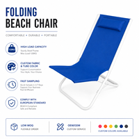 Chaise de plage pliante d'extérieur transfrontalière pour loisirs, camping, croquis artistiques, vacances en bord de mer et chaise à ciseaux avec logo