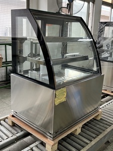 Tủ trưng bày bánh inox thương mại với đèn <span class=keywords><strong>LED</strong></span> chiếu sáng không khí làm mát bánh trưng bày cho quán cà phê bánh & khách sạn tự chọn - Product Image 4