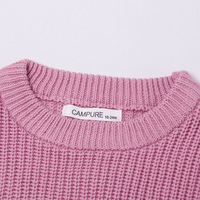 Nouveautés Automne/Hiver 2026 : Pulls Unisexe, Garçons, Filles et Tout-Petits, Col Rond, Coton, Coupe Ample et Polyvalents
