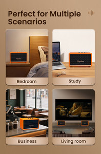 Majohun D002 120W Cao cấp Hifi Retro Loa Không Dây RGB AUX Surround Âm Thanh Rạp Hát Tại Nhà Ngoài Trời - Product Image 2