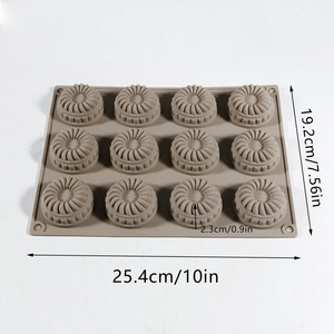 <b>Silicone</b> Cake Mold 12-Compartment Stackable Cake Mold <b>Baking</b> Cake Mold DIY Decoration Shaping Mold - Product Image 6