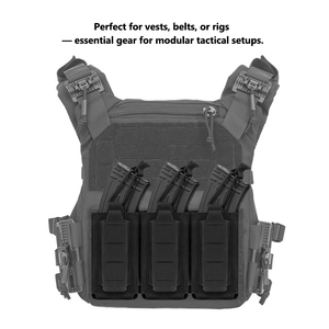 ซองแม็กกาซีนแบบยุทธวิธีอเนกประสงค์ ตัดด้วยเลเซอร์ ระบบโมลล์ สำหรับกระสุนขนาด 7.62 มม. 5.56 มม. และ 9 มม. - Product Image 3