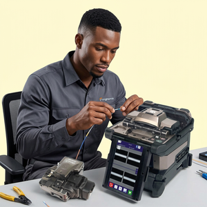 98S Fiber Fusion Splicer Machine SC Connector AC 100-240V Fiber Optic Splicing Equipment - Product Image 1