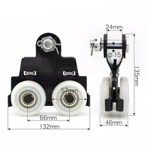 عربة يدوية KBK للتنقل، عربة دفع يدوية للسفر على القضبان المتحركة لأنظمة الرافعات، تصميم مريح - Product Image 1