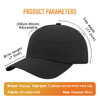 Envío Rápido, Cachuchas al por Mayor, Gorra de Béisbol Deportiva, Color Personalizado, Bordado OEM, Gorra Deportiva Estructurada de Algodón con Cierre a Presión