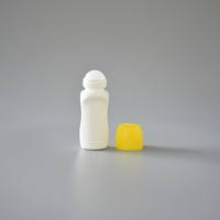 Pcr facile à utiliser soleil soins de la peau vide en plastique PP emballage grand 90g déodorant bâton conteneur rouleau sur la boule