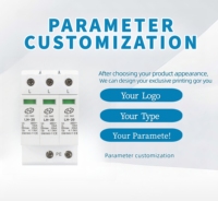 Parafoudre industriel personnalisable LeiHao T2 Type 3P 275V 385V 20KA certifié CE pour protection contre la foudre des systèmes solaires