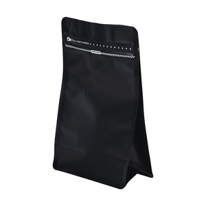 Pochette debout imprimée personnalisée avec fermeture à glissière sac à fond carré pour l'emballage de collation café thé - Product Image 2