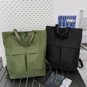 Custom High Quality Factory Custom Logo Shoulder <b>Nylon</b> Waterproof Simple Design Usb Business Travel Laptop Roll Top <b>Backpack</b> - Product Image 3