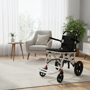 Silla de Transferencia Pintada, Ligera, Médica, Cómoda, Duradera, con Ruedas Suaves, Fácil de Limpiar, Embalaje a Granel, Superventas - Product Image 1