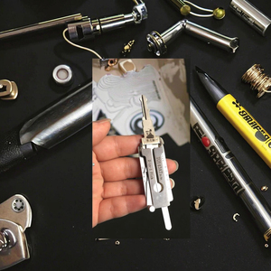 Original Lishi GT10 2 Trong 1 Công Cụ Thợ Khóa Giải Mã Và Lockpick Kết Hợp - Product Image 4