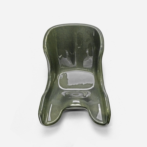 Funda universal grande para asiento de karting, amarilla, de Kevlar y carbono - Product Image 5
