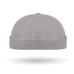 Gray Melon <b>Hat</b> For <b>Men</b> And Women Breathable <b>Sun</b> Protection Four Seasons Wearable Landlord <b>Hat</b> Poplin Fabric - Product Image 1