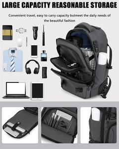 Không khí chặt chẽ van nén Ba lô không thấm nước Oxford Chân không túi du lịch phong cách thời trang công suất lớn máy tính xách tay Ba lô - Product Image 2