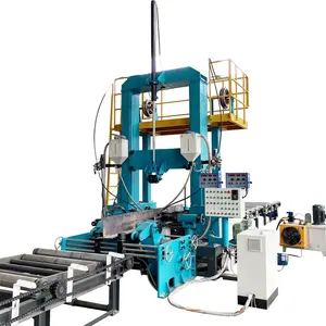 H Beam Steel Saw Welding Gantry Welding Machine, Horizontal H Beam Automatic Welding Line