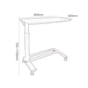 정연한 구조 고도 조정가능한 컴퓨터 책상 가정 구석 테이블