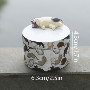 เครื่องบดบุหรี่โลหะสี่ชั้น ทำจากโลหะผสมสังกะสี รูปทรงแมว - Product Image 6