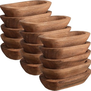 Fournisseur d'usine, accessoires de bougies de Noël en <span class=keywords><strong>bois</strong></span> faits à la main haut de gamme pour la maison de campagne, bougeoirs décoratifs ovales, bougies de luxe - Product Image 4