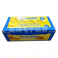 En stock aux États-Unis : Jouets Squishy Kawaii ultra-moelleux, jouets à presser à rebond lent, simulation créative de beurre