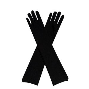 Gants longs de danse en soie de lait élastique pour mariée, élégants pour mariage, fête, scène, performance, respirants, protection solaire estivale - Product Image 6