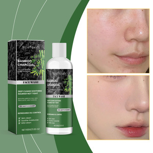 West & Month Gel carbone di legna detergente per il viso olio e rimozione dello sporco con idratante e rinfrescante rassodante e controllo dell'olio - Product Image 2