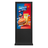 Affichage numérique et écran tactile extérieur pour centre commercial de 43, 49, 55, 65 pouces, haute luminosité 2500 nits, étanche IP 55/65