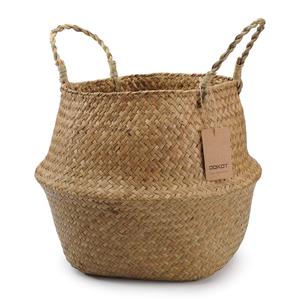Best Seller Natural Seagrass Woven <b>Wicker</b> <b>Storage</b> <b>Basket</b> Handmade With Handles High Quality From Vietnam Wholesale - Product Image 3
