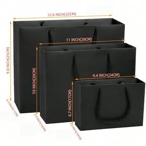 Custom Made Recyclable Small Kraft Paper Shopping <b>Bags</b> Laminated Offset Print Business <b>Wedding</b> Party <b>Gift</b> Packaging <b>Bags</b> - Product Image 2