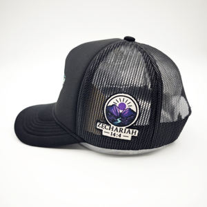 Casquette Trucker Unisexe 5 Panneaux en Mousse, Broderie Personnalisée, Écusson Tissé, Visière Courbe, en Maille – Prix de Gros OEM - Product Image 4