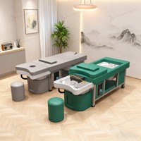 Shampooing multifonctionnel Tête de lit Spa Chauffe-eau Massage Shampooing Chaise Tête Spa Cycle de l'eau