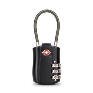 TSA Approved Combination <b>Padlock</b> Zinc Alloy Electroplated Travel Lock With Custom Logo For Luggage Backpacks - Product Image 4