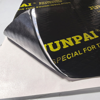 JUNPAI Peredam Suara Mobil, Lembaran Peredam Suara untuk Mobil, Insulasi Suara untuk Mobil, Bahan Butyl