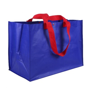 Tùy Chỉnh <span class=keywords><strong>In</strong></span> Logo Thân Thiện Với Môi Tái Sử Dụng Tote Lớn Thêm Lớn Nhiều Lớp PP Dệt Mua Sắm Túi Dây Kéo Khuyến Mại Thêm Thư - Product Image 5