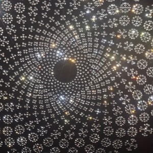 フェスティブ サークル ファッション ホットプレス パターン クリスタル ステッカー DIY 衣類用 アイロン接着 ラインストーン 熱転写 キラキラ アップリケ - Product Image 2