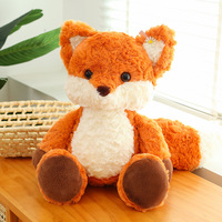 Peluche renard mobile, adorable coussin renard en peluche pour filles, cadeau