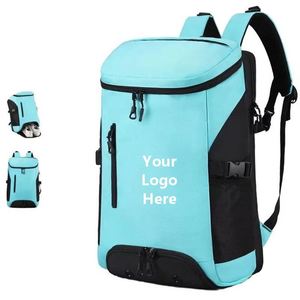 Personalized Logo Large Capacity Badminton Tennis Racket Bag Backpack Teenager Travel Sport Backpack With Shoes Compartment - Product Image 1