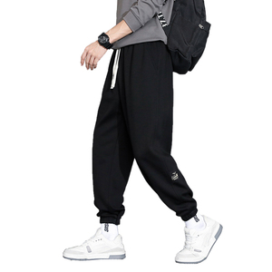 <span class=keywords><strong>Pantaloni</strong></span> sportivi personalizzati <span class=keywords><strong>grigi</strong></span> <span class=keywords><strong>pantaloni</strong></span> larghi <span class=keywords><strong>con</strong></span> coulisse elasticizzati in cotone oversize <span class=keywords><strong>pantaloni</strong></span> della <span class=keywords><strong>tuta</strong></span> larghi da uomo - Product Image 6