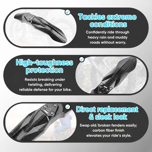 Protection avant de moto en fibre de carbone, garde-boue pour moto tout-terrain, vélo électrique, Talaria Sting Mx3/mx4, protection avant de moto en carbone - Product Image 3