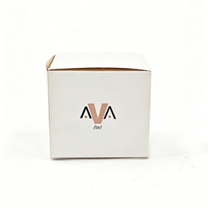 White Cardboard <b>Box</b> <b>Foldable</b> Paper <b>Box</b> for Candle Affordable and Convenient Saves Shipping Cost and Space Customizable Size - Product Image 4