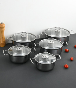 Cookware <strong>Pots</strong> Stainless Steel Non Stick Kitchen Chinese <strong>Sets</strong> <strong>Nonstick</strong> Cooking <strong>Pot</strong> <strong>Set</strong> Natural 5pcs - Product Image 5